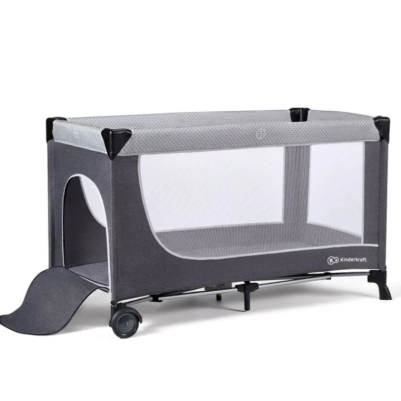 Cuna de viaje 2 alturas Leody Gris*KINDERKRAFT Clearance