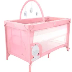 Cuna de viaje doble altura Pink*ASALVO Online