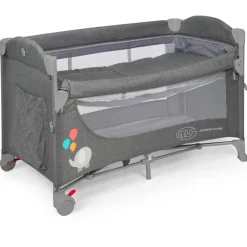 Cuna de viaje dos alturas Colecho Ennis Gris*MS Best