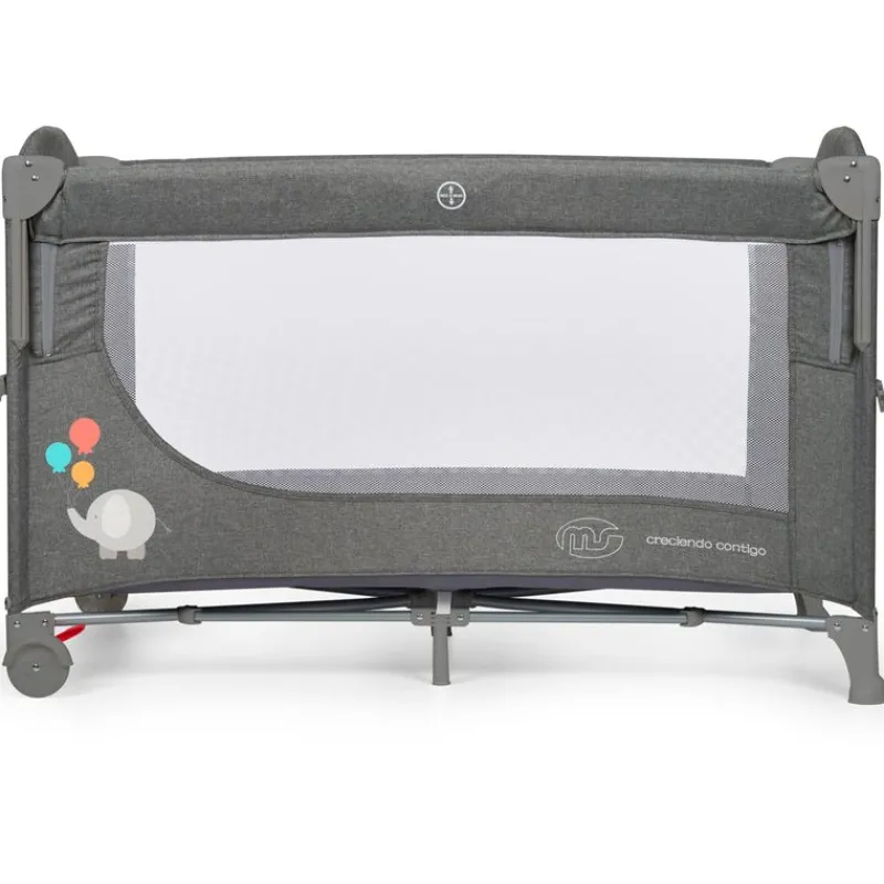 Cuna de viaje dos alturas Colecho Ennis Gris*MS Best