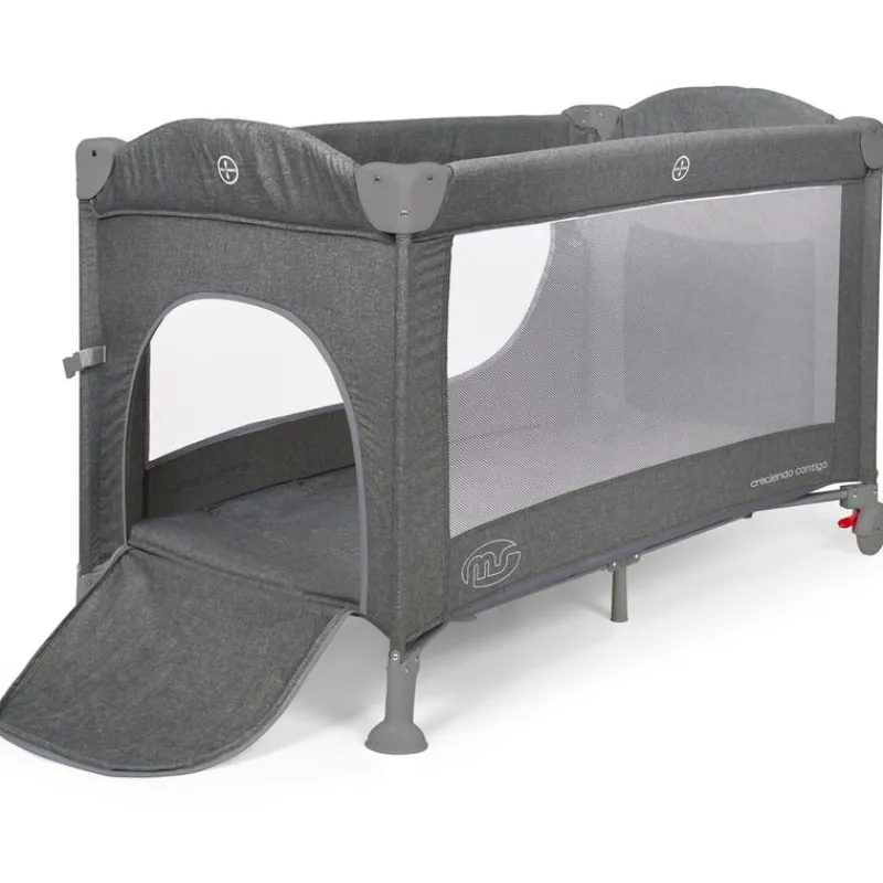 Cuna de viaje dos alturas Colecho Ennis Gris*MS Best