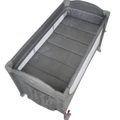 Cuna de viaje dos alturas Colecho Ennis Gris*MS Best