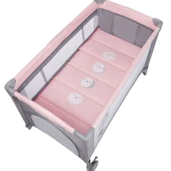 Cuna de viaje dos alturas Complet Rosa*MS Outlet
