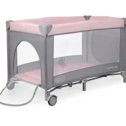 Cuna de viaje dos alturas Complet Rosa*MS Outlet
