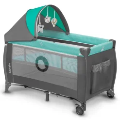 LIONELO Cunas De Viaje-Cuna viaje 2 altura Sven Plus Turquesa