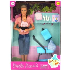 DRIM DISCOUNT Muñecas-Defa Kevin Muñeco con Bebé y Carrito Surtido