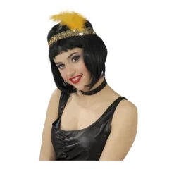Diadema Charleston Amarilla*FIESTAS GUIRCA Online