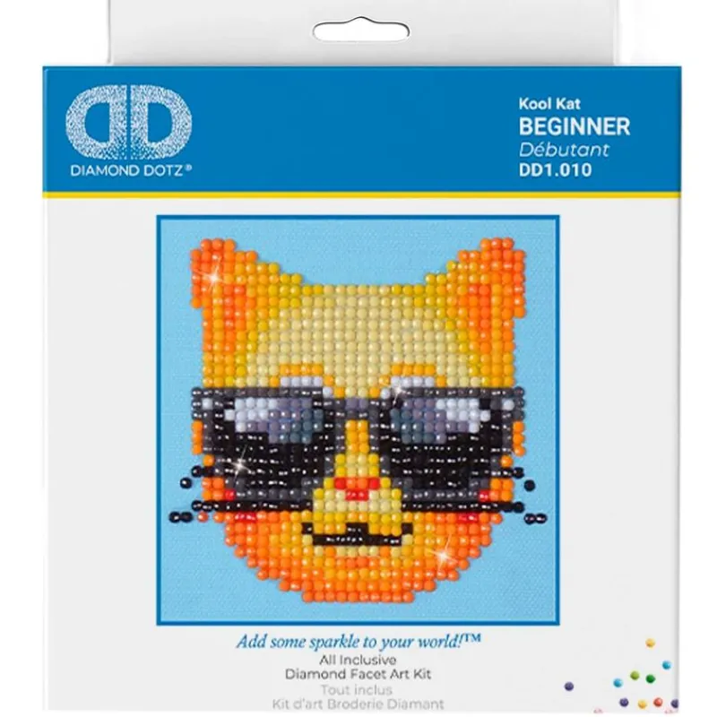 Diamond Dotz Diamond Painting Gato Gafas de Sol*MADNESS TOYS Outlet