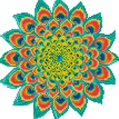Diamond Dotz Diamond Painting Mandala Pavo Real*MADNESS TOYS Sale