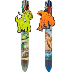 DEPESCHE Escolar-Dino World Bolígrafo de Gel 6 Colores Surtido