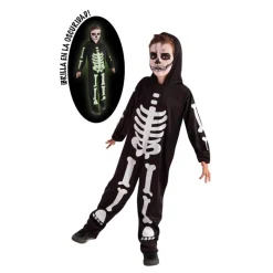 RUBIE'S Halloween-Disfraz de Esqueleto Fluorescente