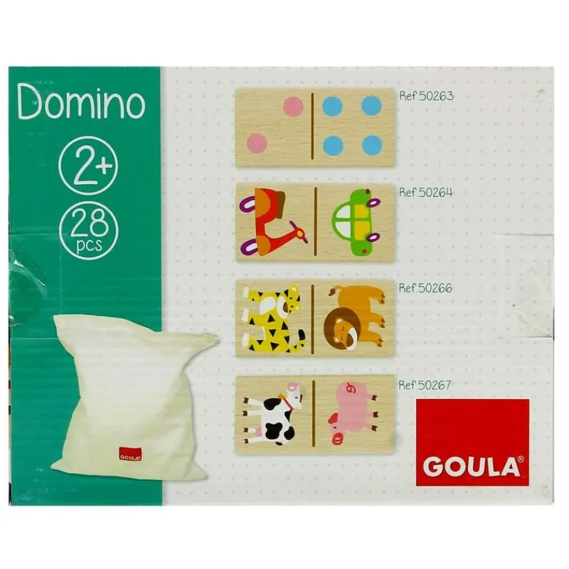 GOULA Juegos Y Juguetes Educativos-Dominó Granja