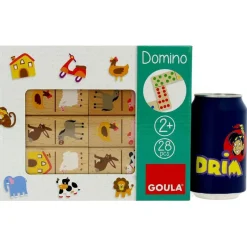 GOULA Juegos Y Juguetes Educativos-Dominó Granja