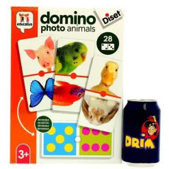 DISET Juegos Y Juguetes Educativos-Dominó Photo Animales