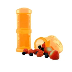 TWISTSHAKE Complementos De Alimentación-Dosificador leche polvo 2x 100ml Naranja