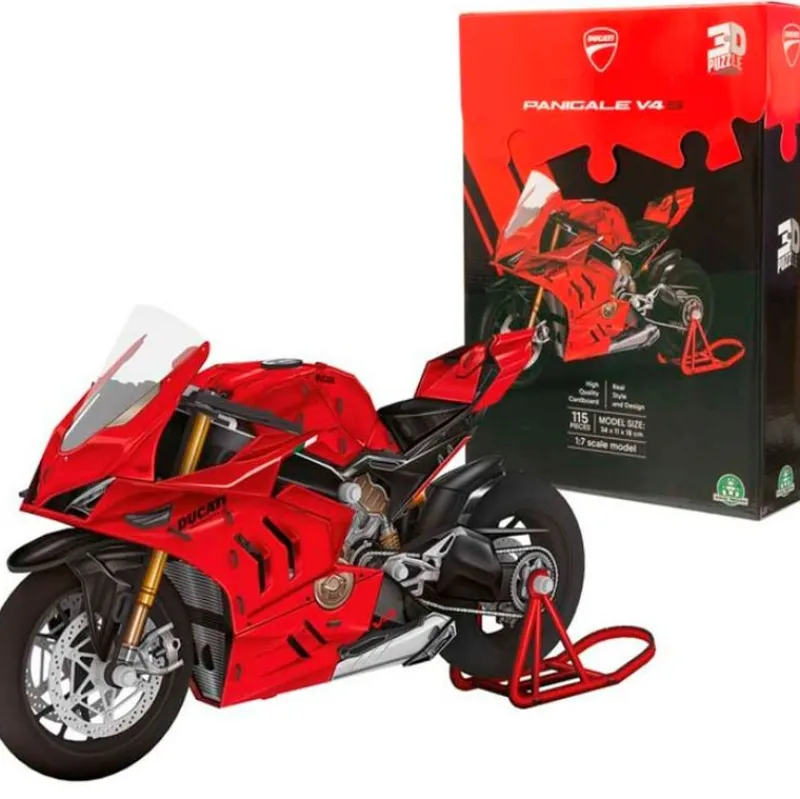 FAMOSA Maquetas De Motos|Puzzles Y Construcciones-Ducati Desmosedici BGP 2023 Puzzle Modelo 3D