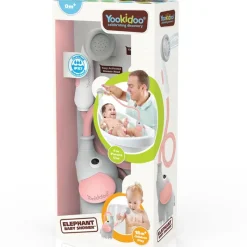 YOOKIDOO Juguetes De Baño-Ducha Baño Elefante Rosa