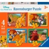 RAVENSBURGER Puzzles Y Construcciones-El Rey León Pack Puzzles Progresivos
