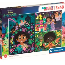 CLEMENTONI Puzzles Y Construcciones-Encanto Puzzle 3x48 Piezas