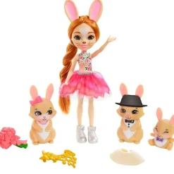 Enchantimals Royals Brystal Bunny & Familia*MATTEL Outlet