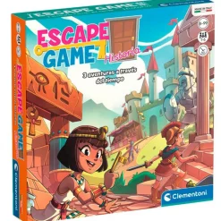 CLEMENTONI Juegos De Mesa|Amigos Y Familia-Escape Game Historia 3 Aventuras por el Tiempo