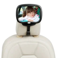 Espejo Trasero con luz 21x16 cm*MS New