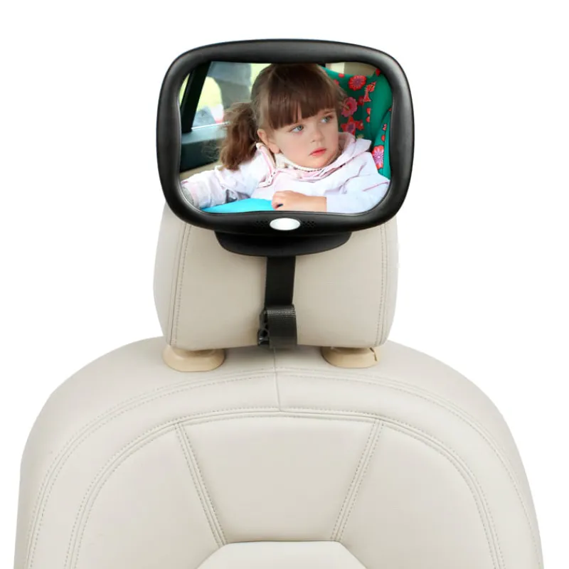 Espejo Trasero con luz 21x16 cm*MS New