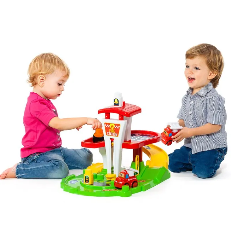 Estación de Bomberos con Coche*MOLTO New