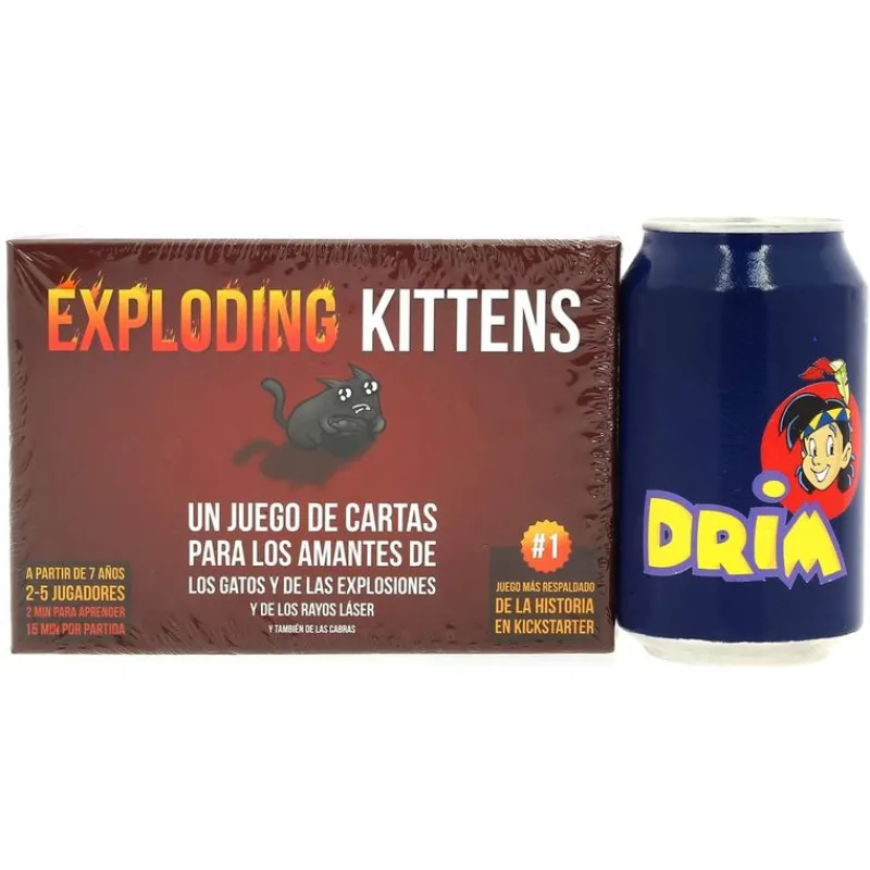 ASMODEE Amigos Y Familia-Exploding Kittens Juego de Mesa