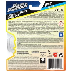 Fast & Furious Vehículo Chevy Corvette Grand Sport*MATTEL Clearance