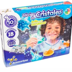 SCIENCE 4 YOU Juegos Y Juguetes Educativos-Fábrica de Cristales Brilla en la Oscuridad