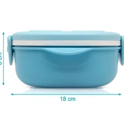Fiambrera Inox c/ compartimentos Azul*KIOKIDS Clearance