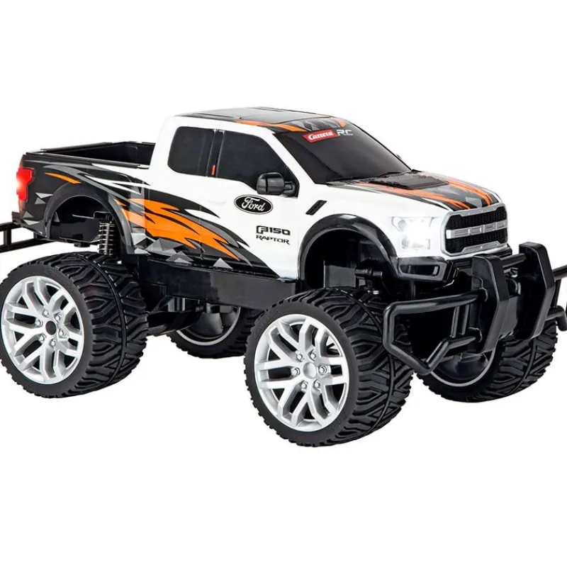 CARRERA Coches Radio Control (R/C)-Ford F-150 Raptor 1:14 Blanco R/C