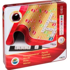 CAYRO Juegos Y Juguetes Educativos-Forma Palabras Juego Caja Metal