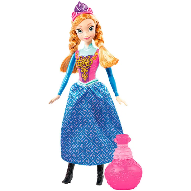 MATTEL Muñecas-Frozen Anna Color Mágico