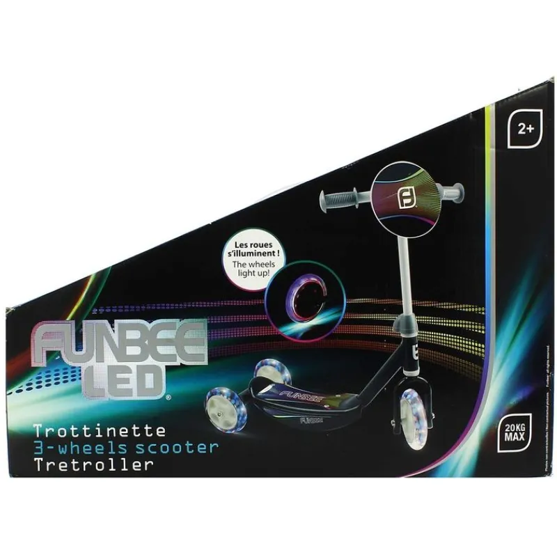 Funbee LED Patinete de 3 Ruedas*D'ARPÈJE Discount
