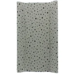 VADEBEBE Cambiadores-Funda cambiador punto algodón Estrellas Gris