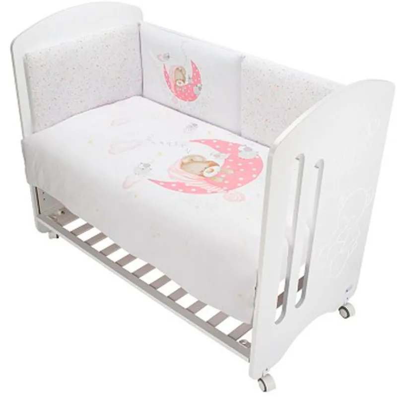 Funda nordica + protector Luna Rosa*INTERBABY Clearance