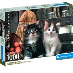 CLEMENTONI Puzzles Y Construcciones-Gatitos Puzzle 1000 Piezas