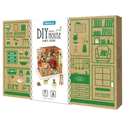 MADNESS TOYS Puzzles Y Construcciones-Habitación Estudio Sam Maqueta Casa Miniatura