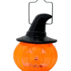 FIESTAS GUIRCA Halloween-Halloween Decoración Mini Calabaza con Luz