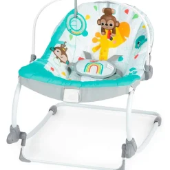 Hamaca Bebé 18kg Rocker Wild Vibes Safari*BRIGHT STARTS New