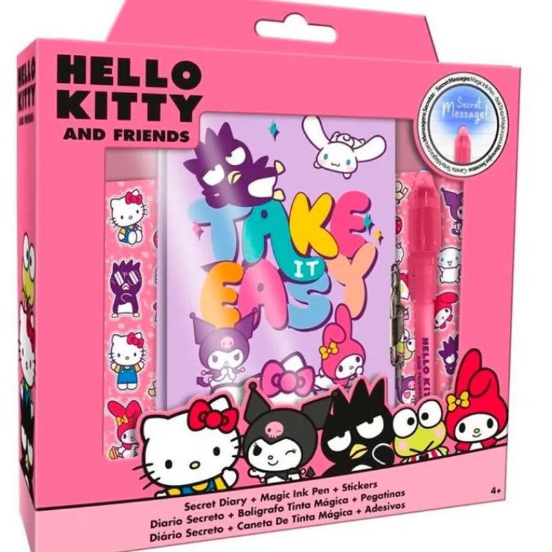 KIDS EUROSWAN Escolar-Hello Kitty Dario Secreto con Bolígrafo