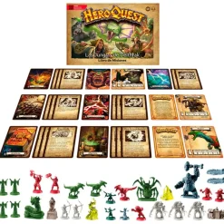 HASBRO Juegos De Mesa|Amigos Y Familia-HeroQuest Expansión Las Junglas de Delthrak