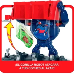 MATTEL Vehículos, Trenes Y Parkings-Hot Wheels City Taller Furia del Gorila