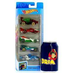 Hot Wheels Pack 5 Vehículos Surtidos*MATTEL Outlet