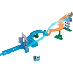 Hot Wheels RacerVerse Jurassic World Choque y Zambullida Pista*MATTEL Discount