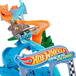 Hot Wheels RacerVerse Jurassic World Choque y Zambullida Pista*MATTEL Discount
