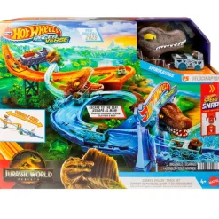 Hot Wheels RacerVerse Jurassic World Choque y Zambullida Pista*MATTEL Discount