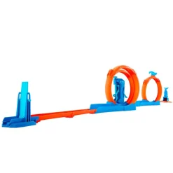MATTEL Vehículos, Trenes Y Parkings-Hot Wheels Track Creator Triple Looping